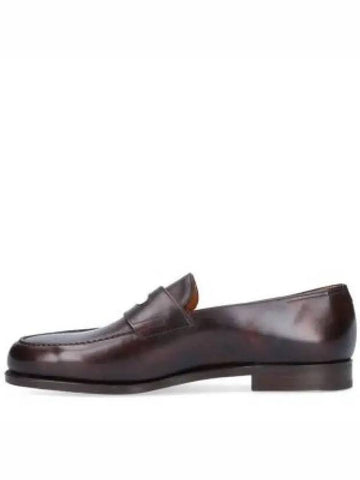 Lopez Museum Dark Brown Penny Loafer 1219258 - JOHN LOBB - BALAAN 1