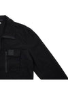 Lens Waffen Gabadin Shirt Jacket 13CMSH248A 002824G 999 - CP COMPANY - BALAAN 5