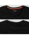 Logo Patch Short Sleeve T-Shirt Black - PAUL SMITH - BALAAN 6