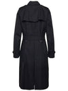 Men's Kensington Long Heritage Trench Coat Black - BURBERRY - BALAAN 3