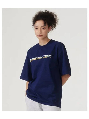 Primary big logo t shirt navy - REEBOK - BALAAN 1