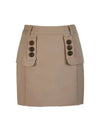 golf wear flap H line skirt Beige - J JANE - BALAAN 2