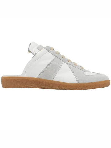 Women's Replica Cut Out Mule Low Top Sneakers White - MAISON MARGIELA - BALAAN 1