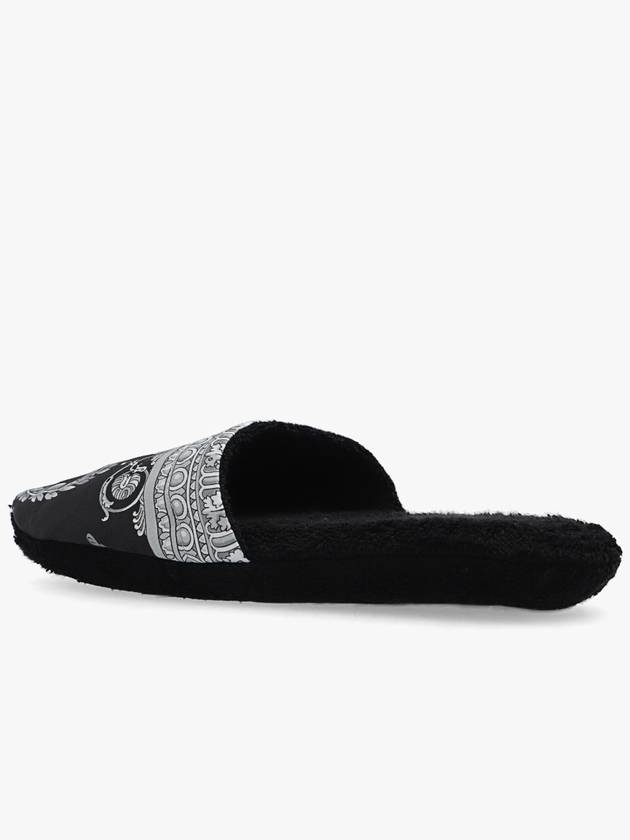 Men's I Love Baroque Slippers Black - VERSACE - BALAAN 6