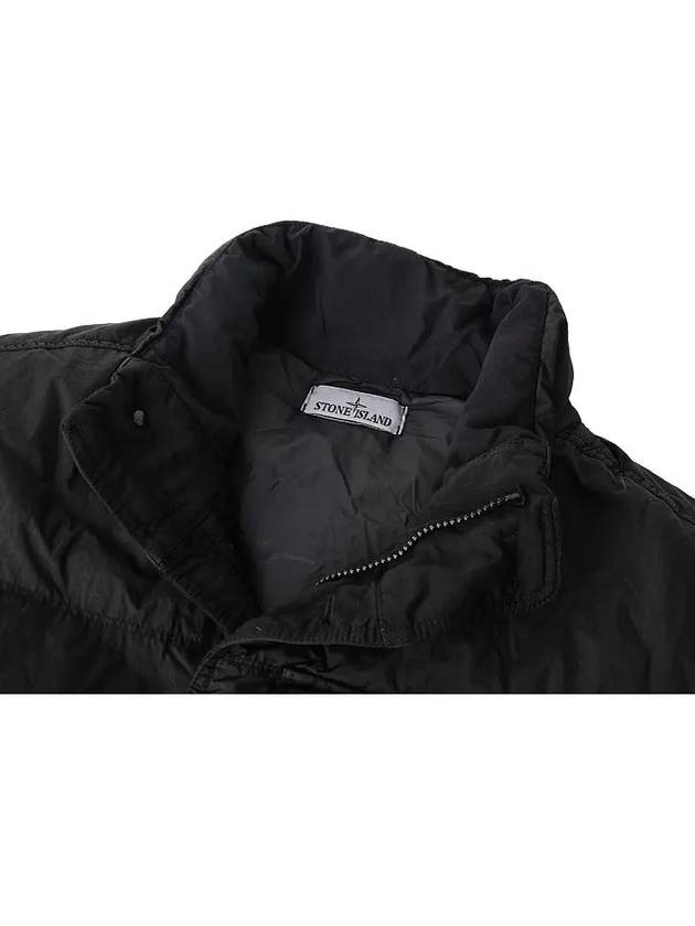 Crinkle Reps R-NY Down Vest Black - STONE ISLAND - BALAAN 4