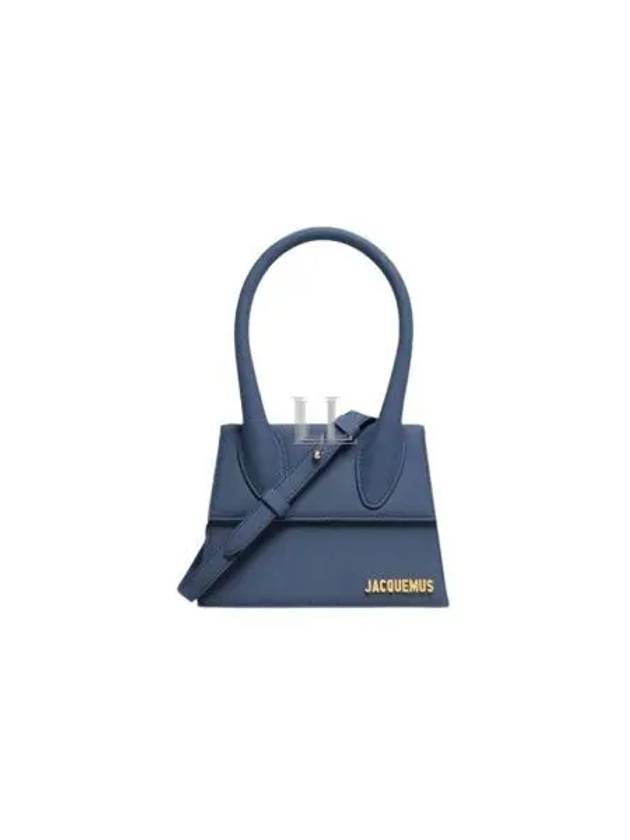 Le Chiquito Moyen Signature Shoulder Bag Dark Navy - JACQUEMUS - BALAAN 2