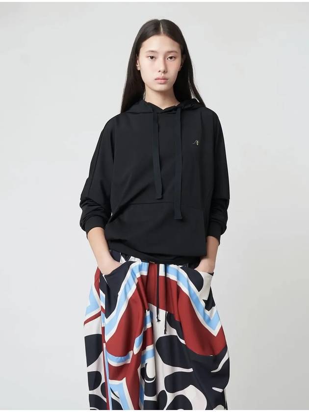 Light Pullover Hoodie Black - ATHPLATFORM - BALAAN 1