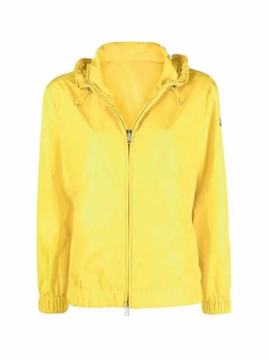 Cecile Logo Windbreaker Yellow - MONCLER - BALAAN.