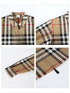 Exaggerate Check Cotton Oversized Long Sleeve Shirt Archive Beige - BURBERRY - BALAAN.