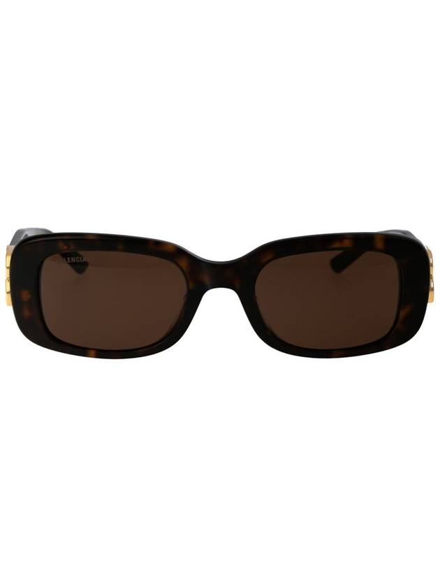 Eyewear Rectangle Acetate Sunglasses Havana - BALENCIAGA - BALAAN 2