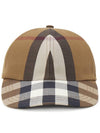 MH 3C Vintage Check Classic Baseball Ball Cap Brown - BURBERRY - BALAAN 3