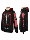 Angel Print Cotton Hoodie Black - PHILIPP PLEIN - BALAAN 2