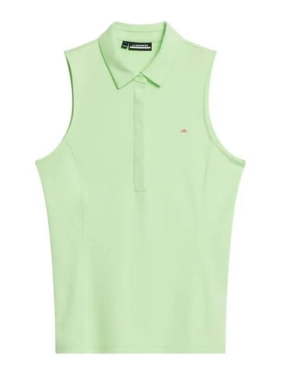 Genuine Women s Dena Sleeveless Top Paradise Green GWJT09009 M073 - J.LINDEBERG - BALAAN 2