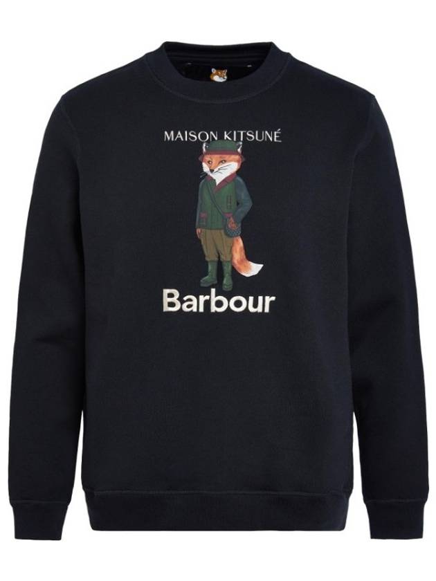 Logo Print Sweatshirt Black - BARBOUR - BALAAN 2