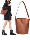 Ana Leather Shoulder Bag Hazelnut - A.P.C. - BALAAN 2