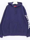 FW23SW49 WASHD NAVY Sleeve Hoodie - SUPREME - BALAAN 3