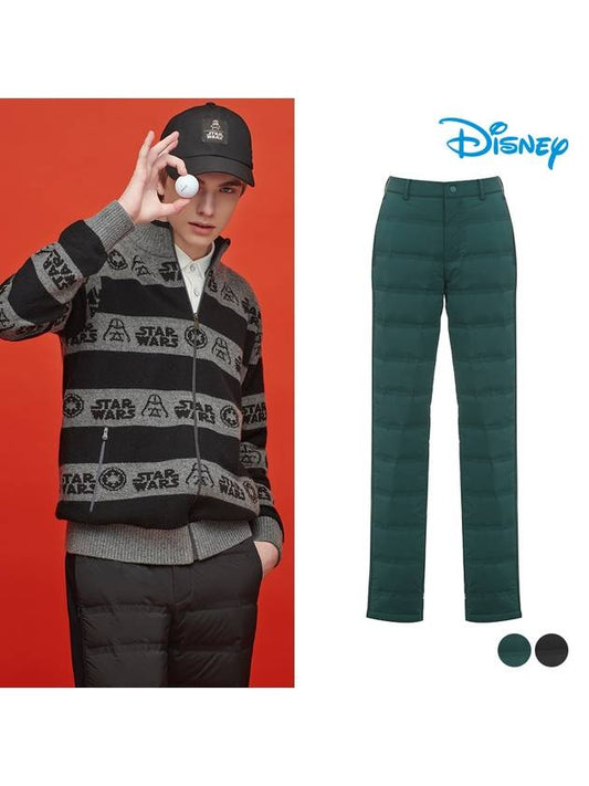 Men s goose down quilted straight fit padded pants DN4MPD032 - DISNEY GOLF - BALAAN 1