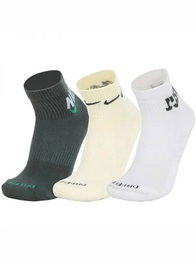 Sports Socks Everyday Plus Cushion Ankle 3 Pack DH3827 901 Domestic Product GQN124050250358 - NIKE - BALAAN 1