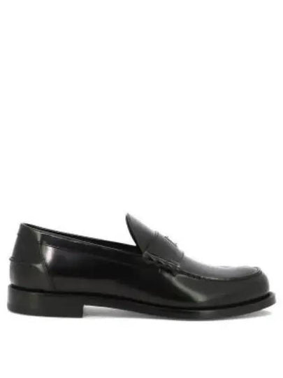 Mr G Mocassin Leather Loafers Black - GIVENCHY - BALAAN 2