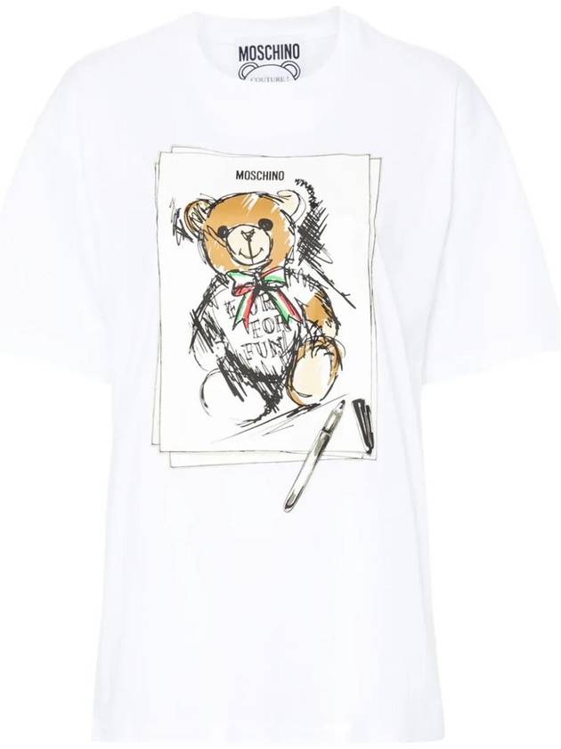 Moschino Teddy Bear T-Shirt - MOSCHINO - BALAAN 1