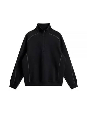 CANTER QUARTER ZIP SWEAT FMJS11654 9999 Men s Zipper Sweatshirt - J.LINDEBERG - BALAAN 1