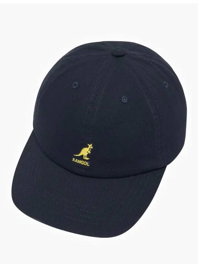 K5165HT NAVY washed ball cap - KANGOL - BALAAN 3