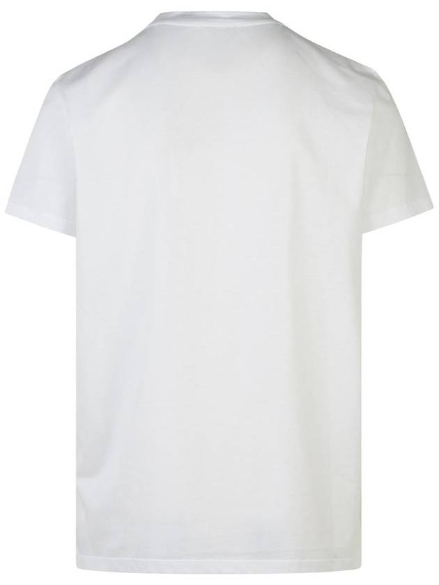 Balmain White Cotton T-Shirt - BALMAIN - BALAAN 3