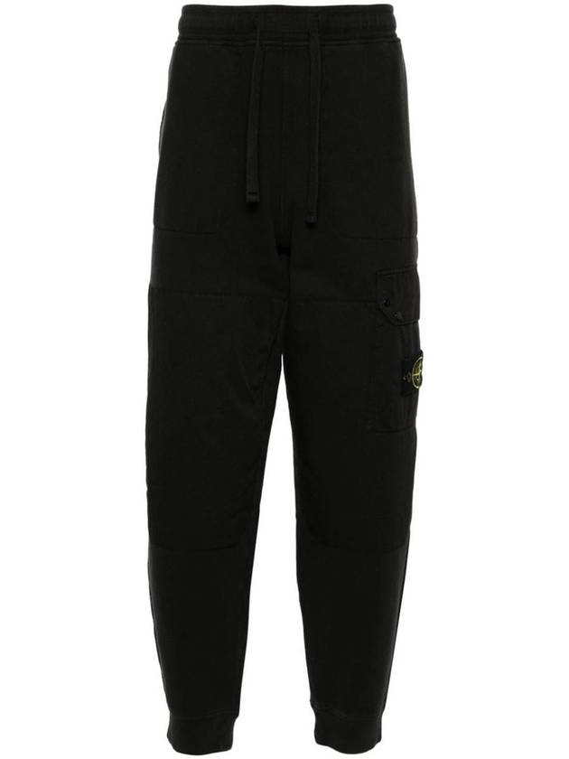 Compass Badge Panel Track Pants Black - STONE ISLAND - BALAAN 2