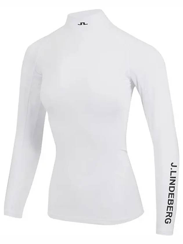 Asa Soft Compression Long Sleeve T-Shirt White - J.LINDEBERG - BALAAN 3