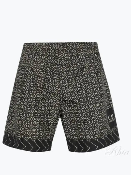 Flatt Nylon Baja Swim Shorts Black - CP COMPANY - BALAAN 2