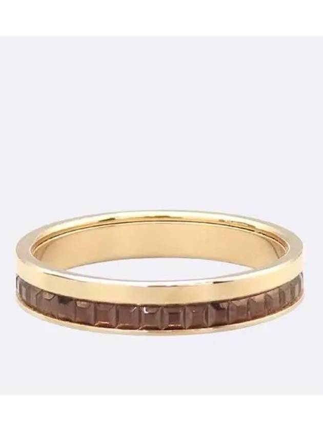 JAL0017558 Pink Gold Brown PVD Quattro Classic Wedding Band Ring No 18 - BOUCHERON - BALAAN 2