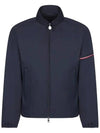 Ruinette Logo Patch Nylon Zip Up Jacket Navy - MONCLER - BALAAN 3