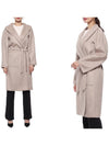 Women's Lilia Cashmere Single Coat Beige Tan - MAX MARA - BALAAN 3