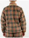 Men's Wesley Vintage Check Fleece Zip-Up Hoodie Beige - BURBERRY - BALAAN 6