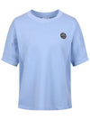 Loose fit wappen short sleeve t-shirt MW3ME190SBL - P_LABEL - BALAAN 11