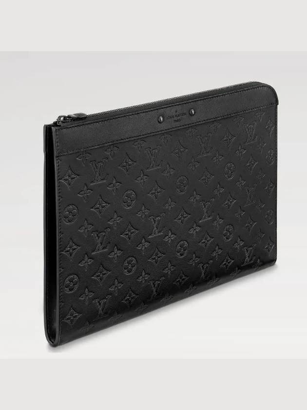 Men's Pochette Jour Pouch Bag Black - LOUIS VUITTON - BALAAN 4