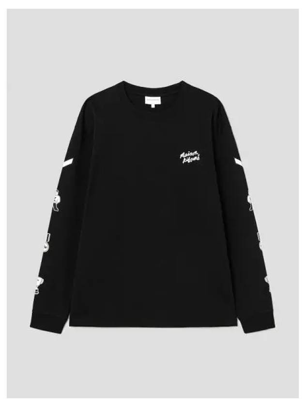 Men s Frye Comfort Long Sleeve T Shirt Black Domestic Product - MAISON KITSUNE - BALAAN 1