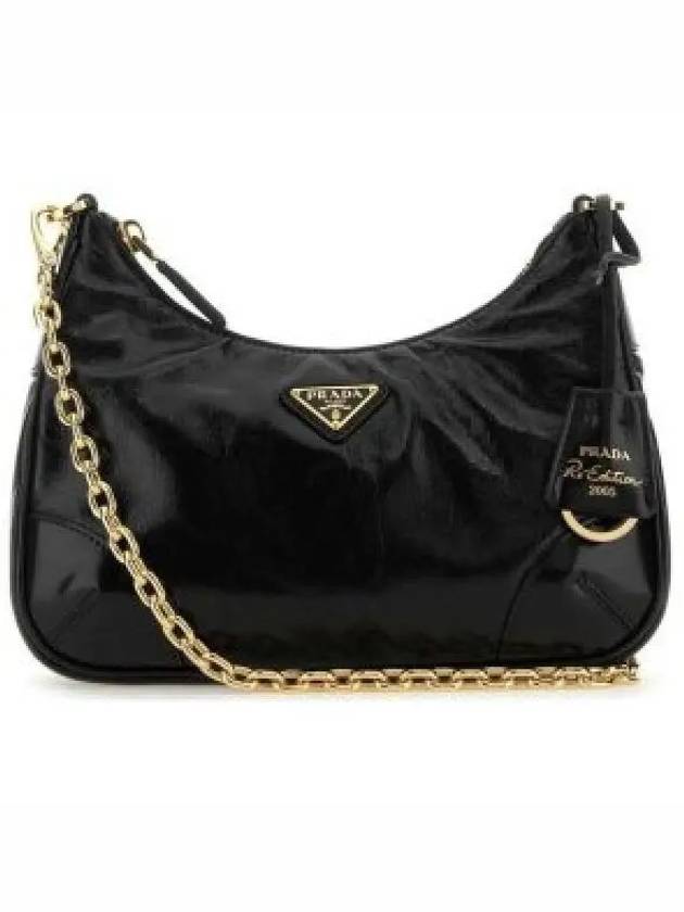 Re-Edition 2005 Leather Shoulder Bag Black - PRADA - BALAAN 2