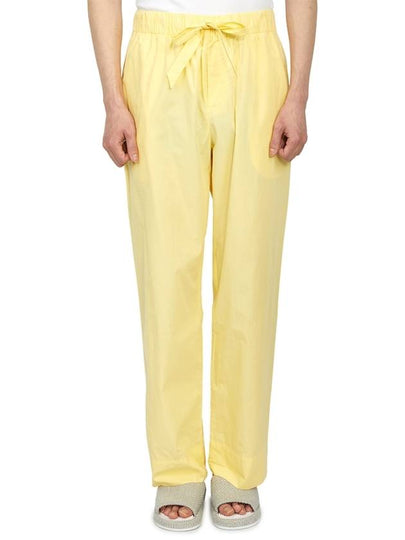 Poplin Pajamas Organic Cotton Straight Pants Lemonade - TEKLA - BALAAN 2