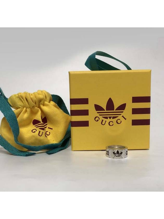 Adidas collaboration silver ring new product 702764 702766 702768 92.5% pure silver - GUCCI - BALAAN 3