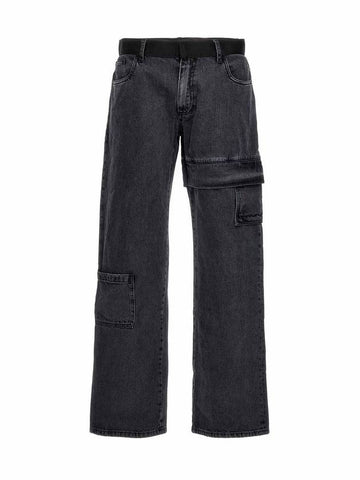 Mid Rise Straight Leg Jeans Black - 1017 ALYX 9SM - BALAAN 1