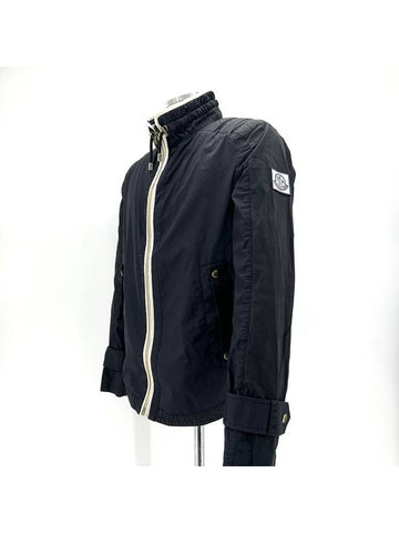 Gamma Blue Windbreaker Jacket - MONCLER - BALAAN 1