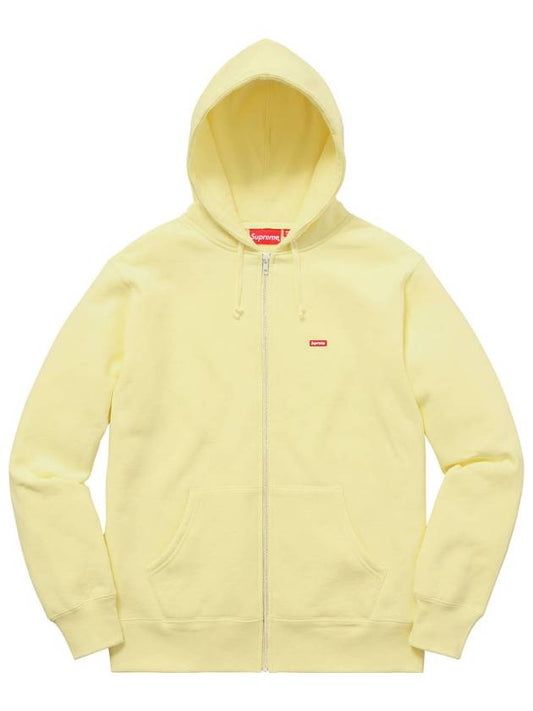 Small Box Zip Up Sweatshirt Yellow - SUPREME - BALAAN 1