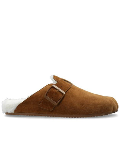 Sunday Shearling Mules Beige - BALENCIAGA - BALAAN 2