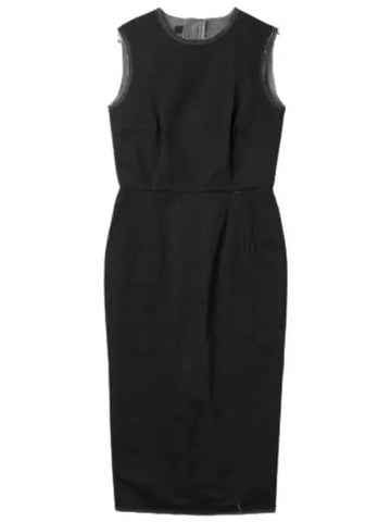 Back button fit dress black - RAF SIMONS - BALAAN 1