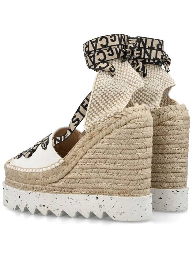 Stella McCartney Gaia Platform Espadrille Wedges - STELLA MCCARTNEY - BALAAN 4