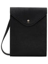 Envelope Strap Leather Cross Bag Black - LEMAIRE - BALAAN 2