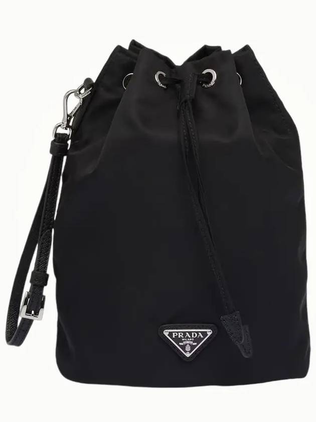 Re-Nylon Drawstring Pouch Black - PRADA - BALAAN 2