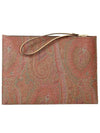 Paisley Strap Clutch Bag Brown - ETRO - BALAAN 3