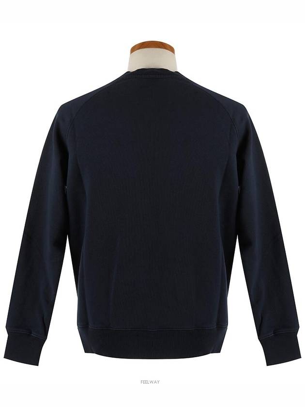 Chillax Fox Patch Classic Sweatshirt Navy - MAISON KITSUNE - BALAAN 4